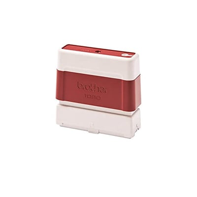 Estrutura Carimbo Brother 10mm x 60mm Vermelho
