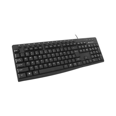 Teclado Multimedia Básico USB Negro