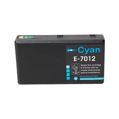 Tinteiro Compatível T7012 Extra Cap. Ciano