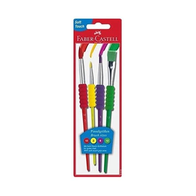 Pincel Faber-Castell Soft Touch - 4un
