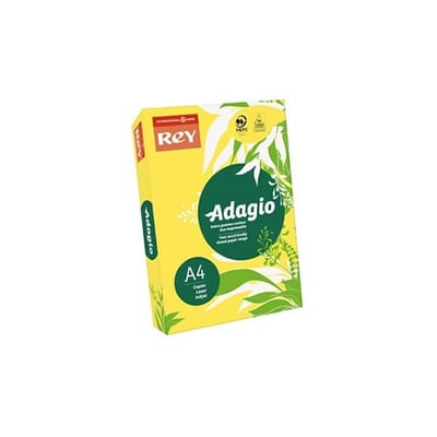 Papel Fotocopia Adagio A4 80gr Amarelo Int. 1x500