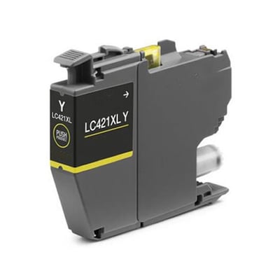 Tinteiro Compatível Brother LC421 XL Amarelo