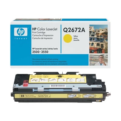 Toner Original HP 72A (Q2672A) Amarelo