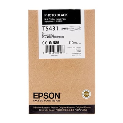 Cartucho de tinta Original Epson T5431 Negro Photo