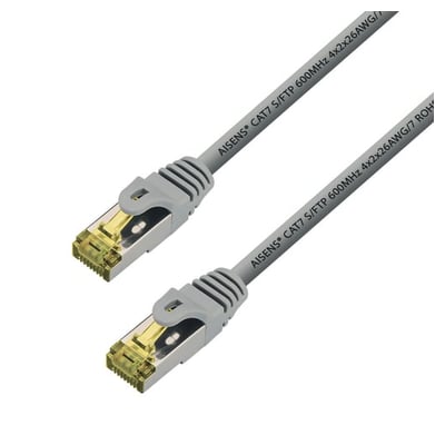Cabo de Rede AISENS Cat.7 S/FTP RJ45 25cm - Cinzento