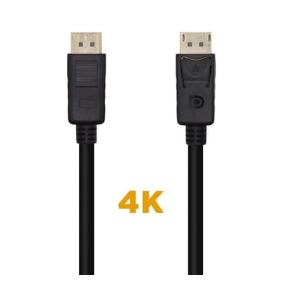 Cabo DisplayPort 1.2 4K 1m Preto