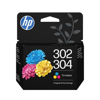 Tinteiro Original HP 302/304 Preto + Tricolor