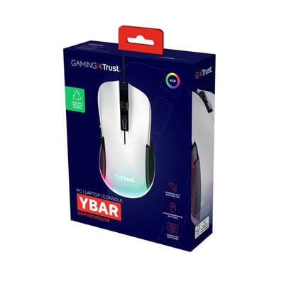 Rato Trust USB Type-A Ótico 7200 DPI - Mão Direita