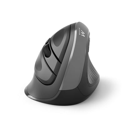 Rato Ergonómico Ewent Wireless 2.4GHz 2400 DPI - Preto/Cinza