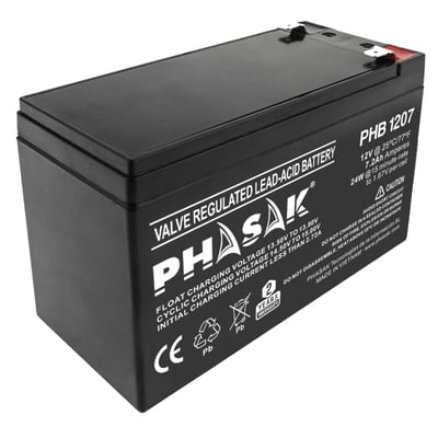 Bateria Phasak PHB 1207 12V 7.20Ah
